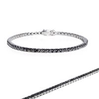 Bracelet Promesse Amore in Or blanc Diamante TENNISSFINGENERO - TENNISSFINGENERO